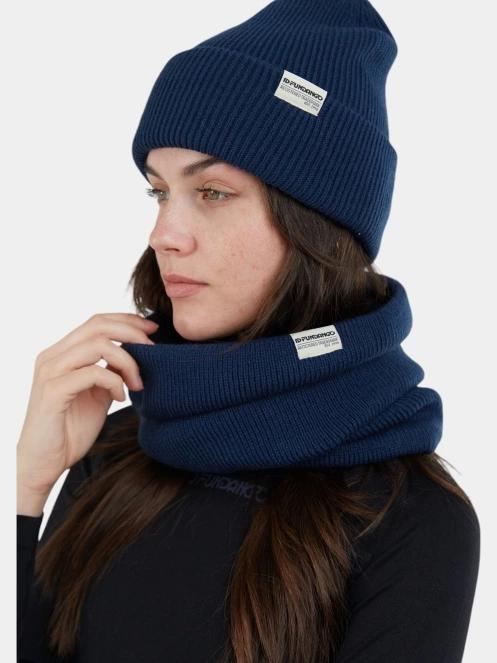Fundango Tara Neckwarmer csősál sötétkék színben 3