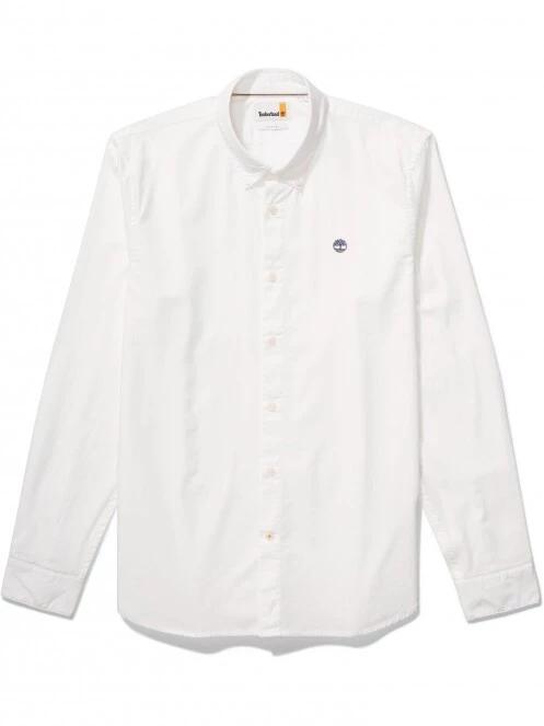 Timberland LS Elvatd Oxford Slim férfi hosszú ujjú ing fehér színben 6