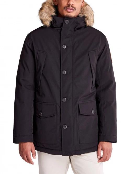 Timberland Scar Ridge Waterproof Parka férfi télikabát fekete színben 2