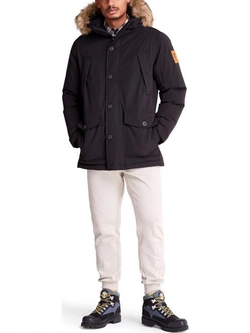 Timberland Scar Ridge Waterproof Parka férfi télikabát fekete színben 5