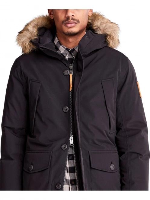 Timberland Scar Ridge Waterproof Parka férfi télikabát fekete színben 6