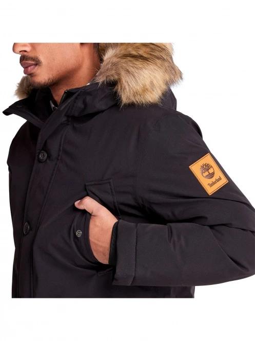 Timberland Scar Ridge Waterproof Parka férfi télikabát fekete színben 7