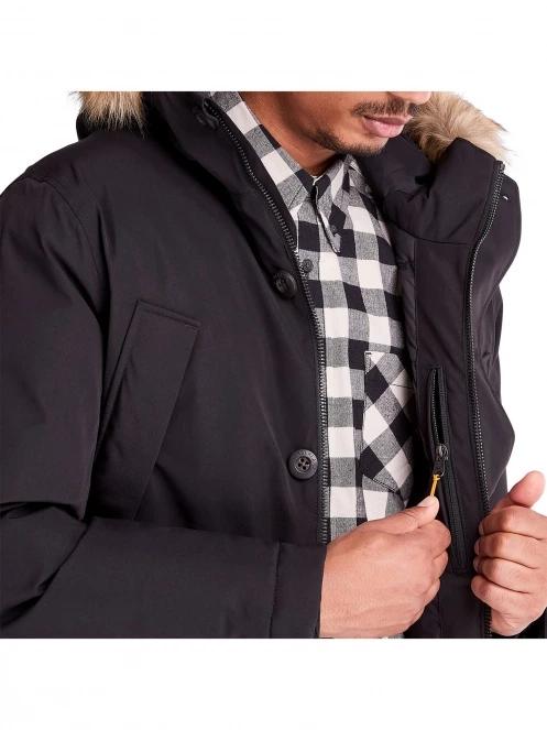 Timberland Scar Ridge Waterproof Parka férfi télikabát fekete színben 8