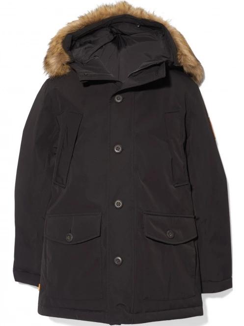 Timberland Scar Ridge Waterproof Parka férfi télikabát fekete színben 9
