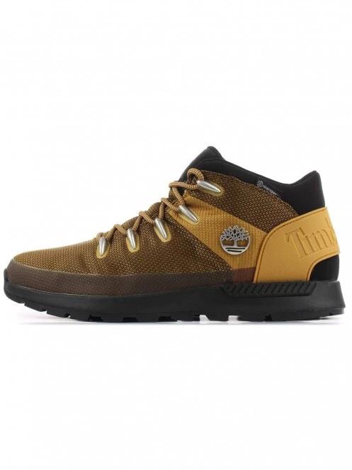 Timberland SprInttreker Mid Fab férfi utcai cipő sárga színben 4