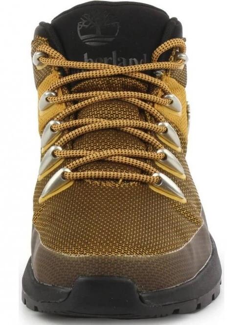 Timberland SprInttreker Mid Fab férfi utcai cipő sárga színben 5
