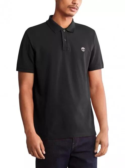 Timberland SS Millers River Pique Polo (RF) férfi rövid ujjú póló fekete színben 2
