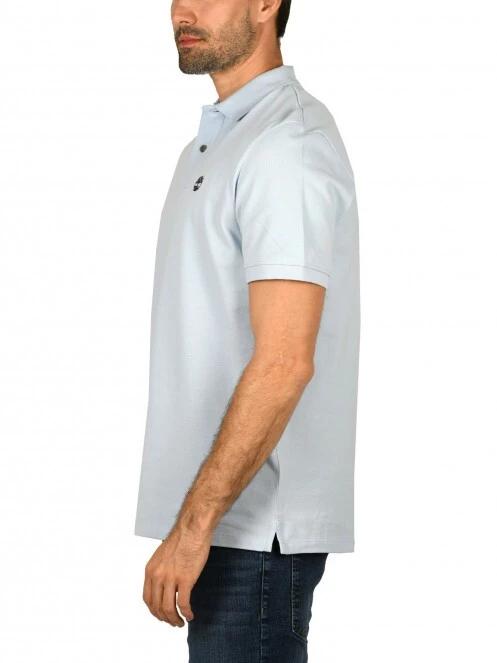 Timberland Basic Polo férfi galléros póló világoskék színben 3