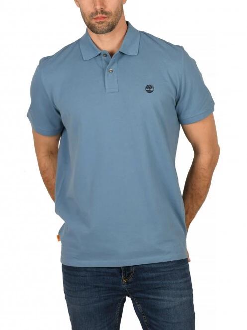 Timberland Basic Polo férfi galléros póló kék színben 2