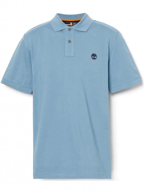 Timberland Basic Polo férfi galléros póló kék színben 5
