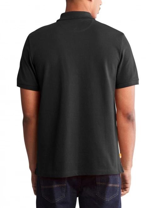 Timberland Pique Short Sleeve Polo férfi galléros póló fekete színben 4