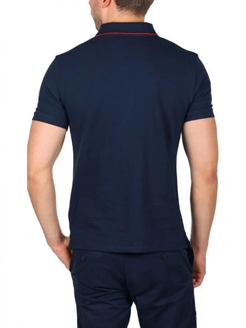 Timberland Ss Jacquard Yd Polo férfi galléros póló sötétkék színben 4