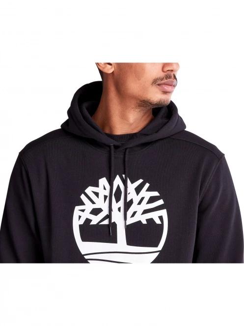 Timberland Tree Logo Hoodie férfi kapucnis pulóver fekete színben 6