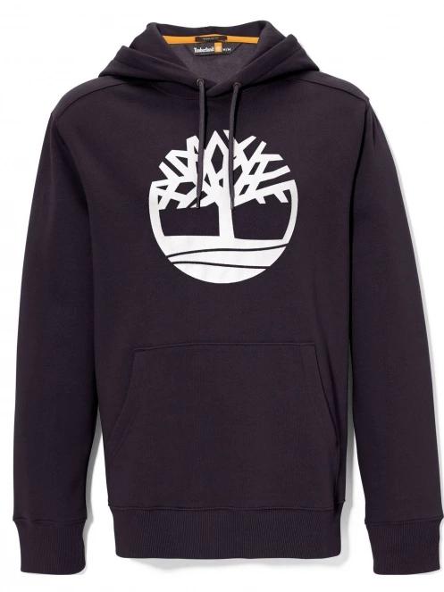 Timberland Tree Logo Hoodie férfi kapucnis pulóver fekete színben 7