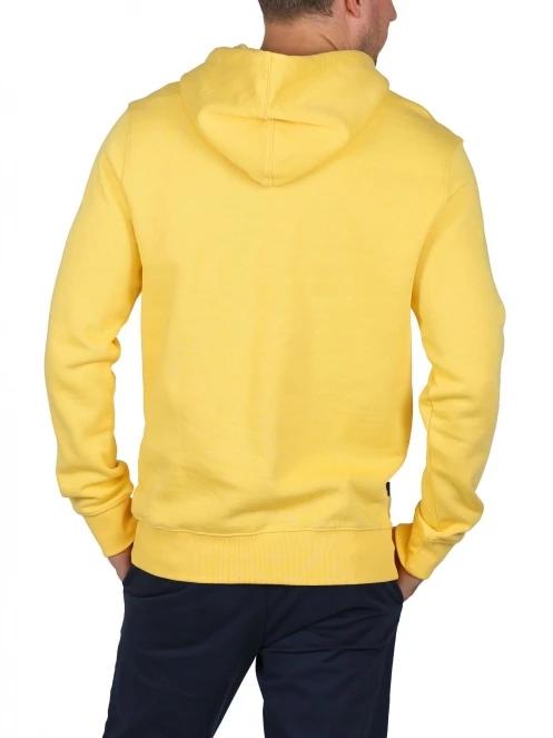 Timberland Tree Logo Hoodie férfi kapucnis pulóver sárga színben 4