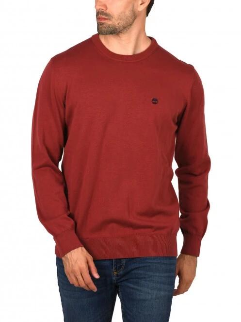 Timberland Williams River Crew férfi pulóver piros színben 2