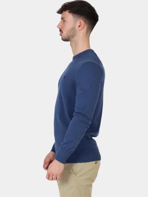 Timberland Cotton YD Sweater férfi pulóver sötétkék színben 3
