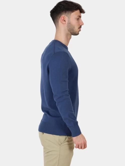 Timberland Cotton YD Sweater férfi pulóver sötétkék színben 5