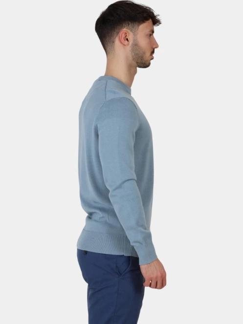 Timberland Cotton YD Sweater férfi pulóver kék színben 5