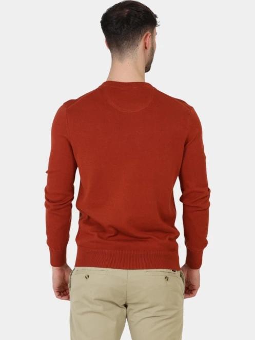 Timberland Cotton YD Sweater férfi pulóver piros színben 4
