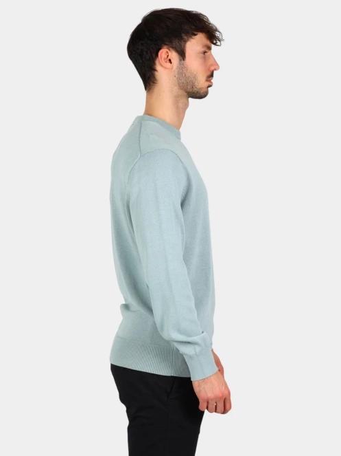 Timberland Cotton Yd Sweater férfi pulóver kék színben 3