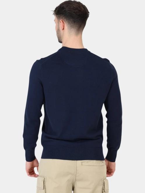 Timberland Cotton YD Sweater férfi pulóver sötétkék színben 4