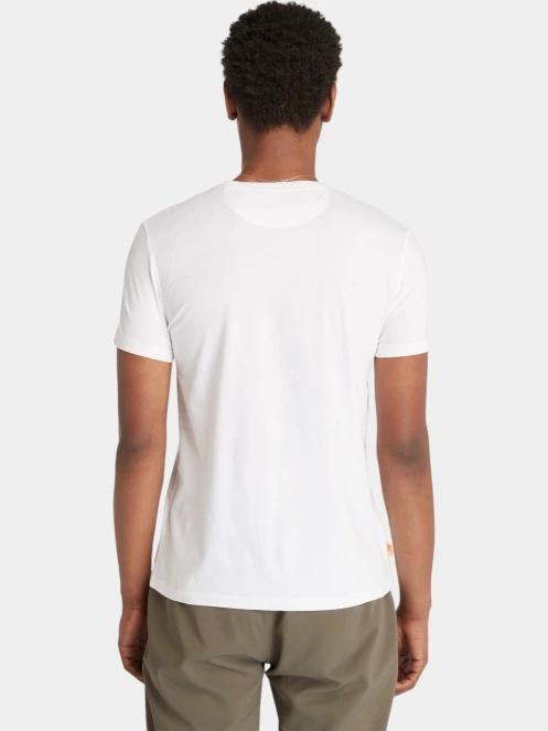 Timberland Short Sleeve Tee férfi rövid ujjú póló fehér színben 3