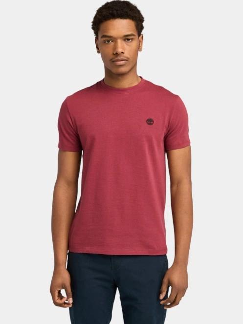 Timberland Short Sleeve Tee férfi rövid ujjú póló piros színben 2