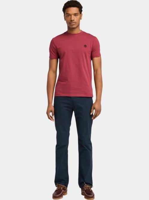 Timberland Short Sleeve Tee férfi rövid ujjú póló piros színben 4