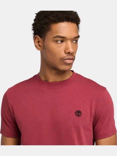 Timberland Short Sleeve Tee férfi rövid ujjú póló piros színben 5