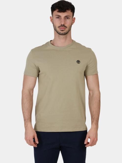 Timberland Short Sleeve Tee férfi rövid ujjú póló oliva színben 2