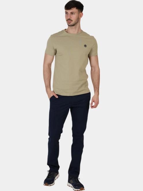 Timberland Short Sleeve Tee férfi rövid ujjú póló oliva színben 6