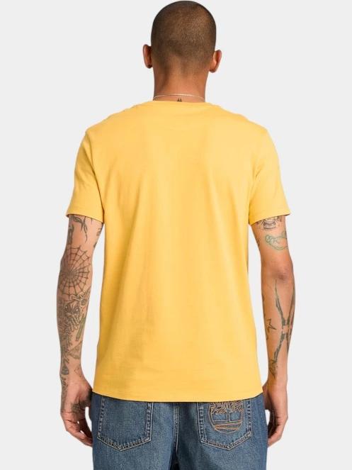 Timberland Short Sleeve Tee férfi rövid ujjú póló sárga színben 3