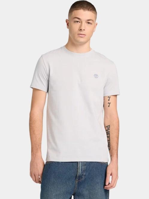 Timberland Short Sleeve Tee férfi rövid ujjú póló szürke színben 2