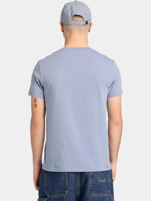 Timberland Short Sleeve Tee férfi rövid ujjú póló világoskék színben 3
