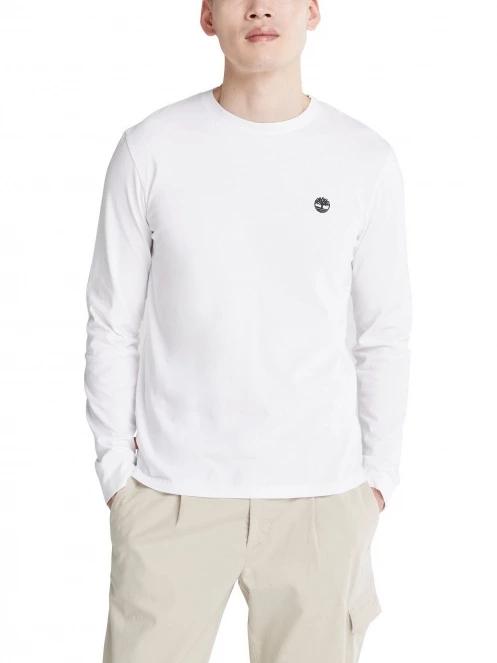 Timberland Long Sleeve Tee férfi hosszú ujjú póló fehér színben 2