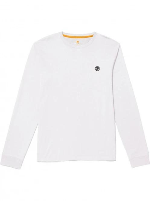 Timberland Long Sleeve Tee férfi hosszú ujjú póló fehér színben 7