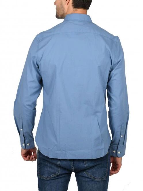 Timberland LS E-R Pop solid shirt férfi hosszú ujjú ing kék színben 4