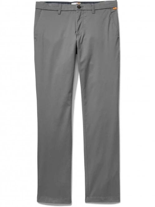Timberland S-L Strtch Twill Chino férfi chino nadrág szürke színben 7