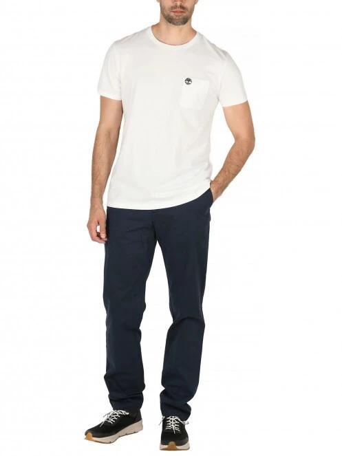 Timberland S-L Strtch Twill Chino férfi chino nadrág sötétkék színben 6