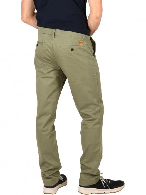 Timberland S-L Strtch Twill Chino férfi chino nadrág zöld színben 4