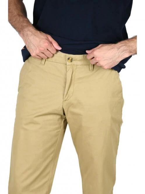 Timberland S-L Strtch Twill Chino férfi chino nadrág homok színben 5