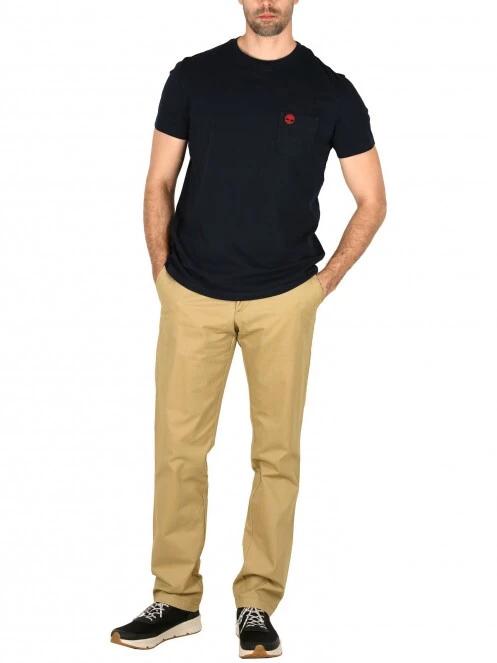Timberland S-L Strtch Twill Chino férfi chino nadrág homok színben 6