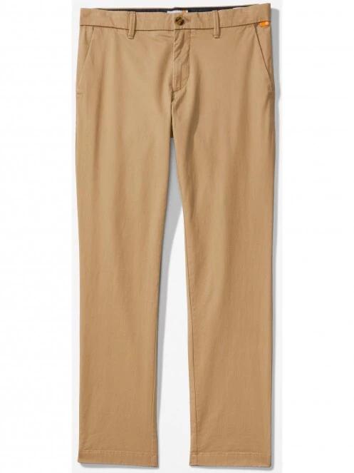 Timberland S-L Strtch Twill Chino férfi chino nadrág homok színben 7