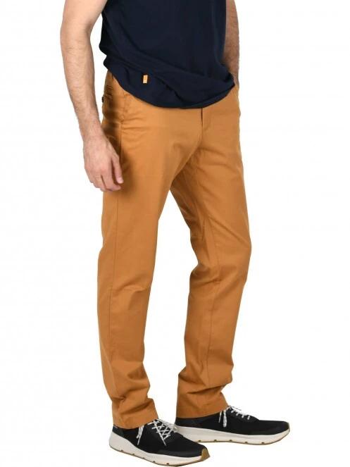 Timberland S-L Strtch Twill Chino férfi chino nadrág sárga színben 5