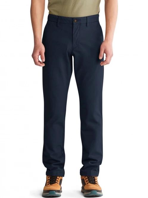 Timberland Stretch Twill Chino Pant férfi chino nadrág sötétkék színben 2
