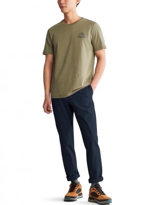 Timberland Stretch Twill Chino Pant férfi chino nadrág sötétkék színben 5