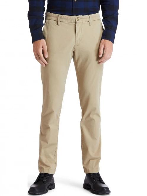 Timberland Stretch Twill Chino Pant férfi chino nadrág oliva színben 2