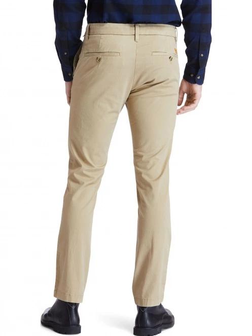 Timberland Stretch Twill Chino Pant férfi chino nadrág oliva színben 4