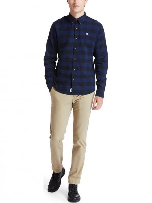 Timberland Stretch Twill Chino Pant férfi chino nadrág oliva színben 5